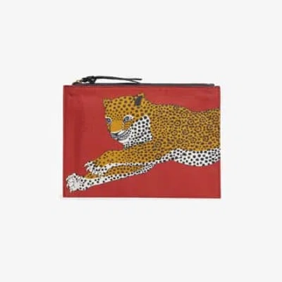 Inoui Editions Pochette Mykonos Leopard In Animal Print