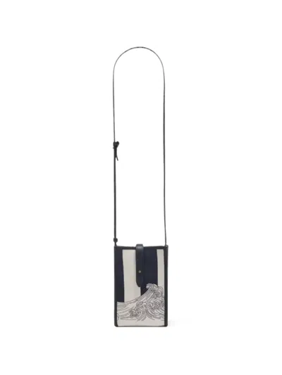 Inoui Editions Poseidon Caprice Crossbody Bag In Blue