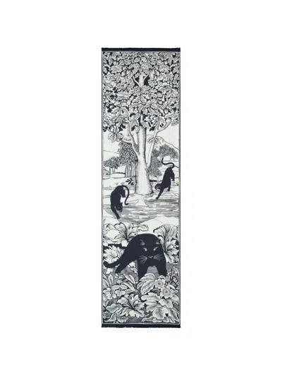 Inoui Editions Printed Scarf In Gold