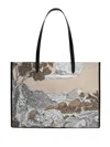 Inoui Editions Printed Shoulder Bag In Neutral