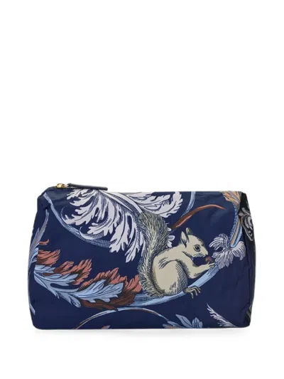 Inoui Editions Rococo Kosmetiktasche Mit Print In Blue