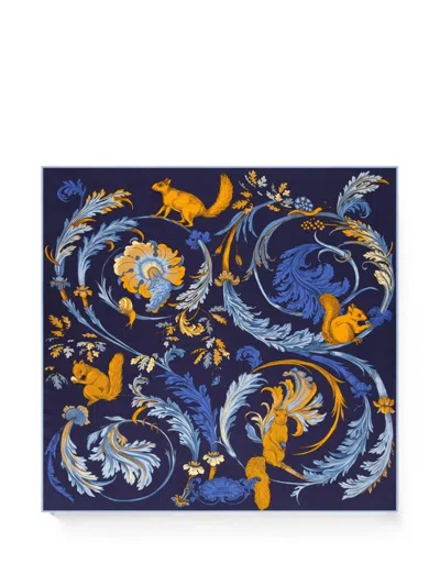 Inoui Editions Rococo Square-shape Scarf In Transparent