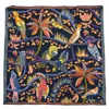 Inoui Editions Square Cerise Cotton Scarf In Blue