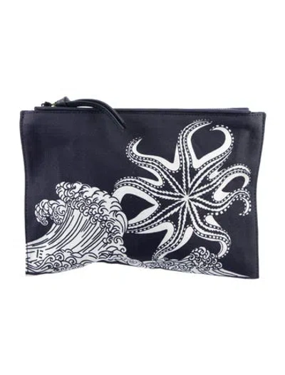 Pre-owned Inoui Editions Toiletry Bag In Blue