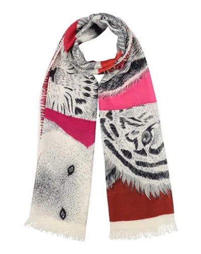 Inoui Editions Woman Scarf Red Size - Wool