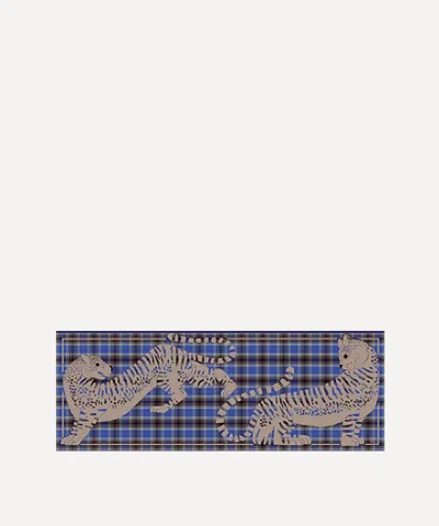 Inoui Editions Women's 3d Panteo Cotton-wool Blend Scarf In Navy
