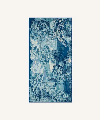 Inoui Editions Women's Come Wool And Silk Scarf In Green