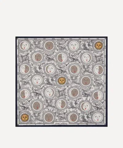 Inoui Editions Women's Eclipse Off-white Silk Scarf