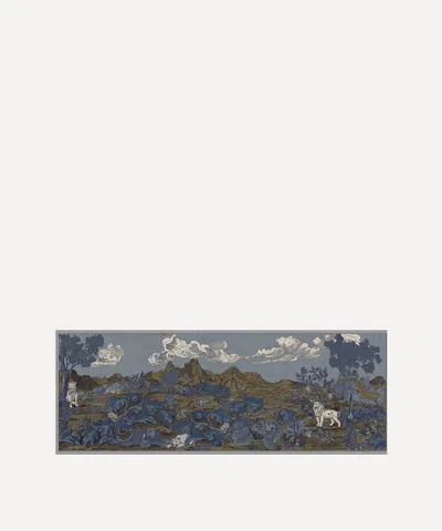 Inoui Editions Women's Histoire Wool-silk Scarf In Blue