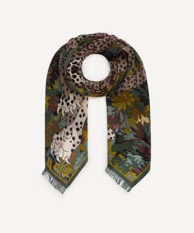 Inoui Editions Women's Mike Wool Scarf In Khaki