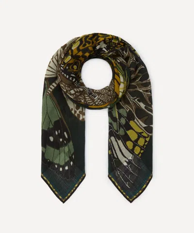 Inoui Editions Women's Papillons Print Wool Square Scarf In Multi