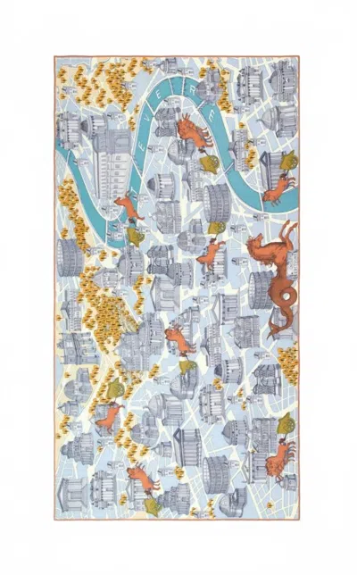 Inoui Editions Women's Rome Scarf In Grey In Multi