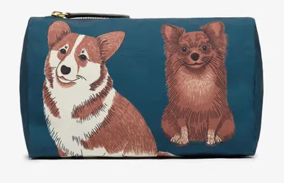 Inoui Editions Women's Toutou Dogs Case Bag In Blue In Brown