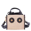 Inoui Editions Woven Daisy Mini Tote Bag In Multi