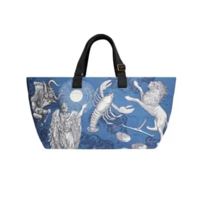 Inoui Blue Astrology Shopping Bags