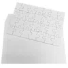 INOVART INOVART 5 .5 X 8 IN. PUZZLE-IT BLANK PUZZLES WITH ENVELOPES & 12 PUZZLES PER PACK WHITE - 28 PIECE