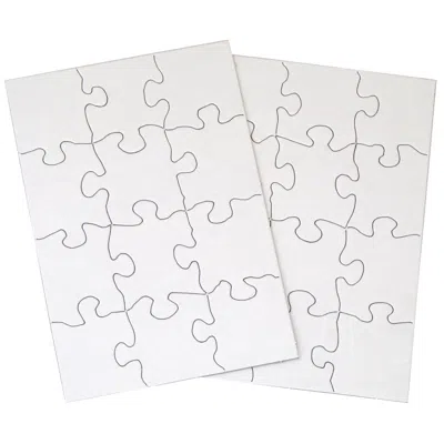 Inovart 5.5 X 8 In. Puzzle-it Blank Puzzles - 12 Piece - 24 Per Pack