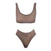 Inpalette Lingerie Women's Grey Lolita Tulle Lingerie Set Aluminum In Grey
