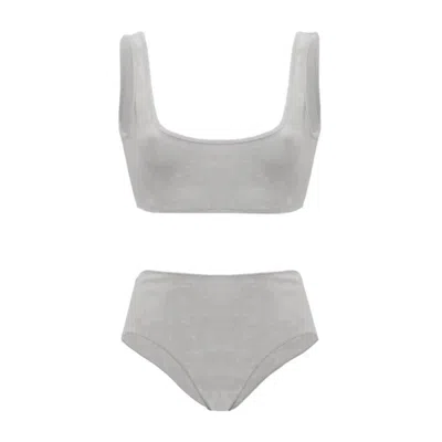 Inpalette Lingerie Women's Lolita Lingerie Set Sponge Grey