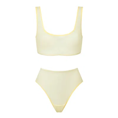Inpalette Lingerie Women's Yellow / Orange Lolita Tulle Lingerie Set Lemon Sherbet In Yellow/orange