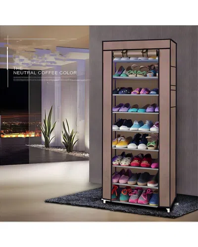 Inq Products 10-layer 9-grid Shoe Rack In Multi