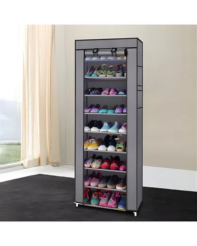 Inq Products 10-layer 9-grid Shoe Rack In Multi