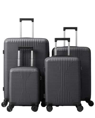 Inq Products 4pc Trolley Case Set With Non-tsa Customs Lock
