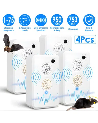 Inq Products 4pc Ultrasonic Pest Repeller Set In Multi