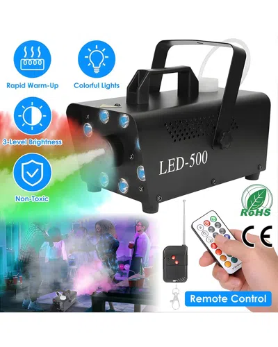 Inq Products 500w Fog Machine With Colorful Smoke In Black