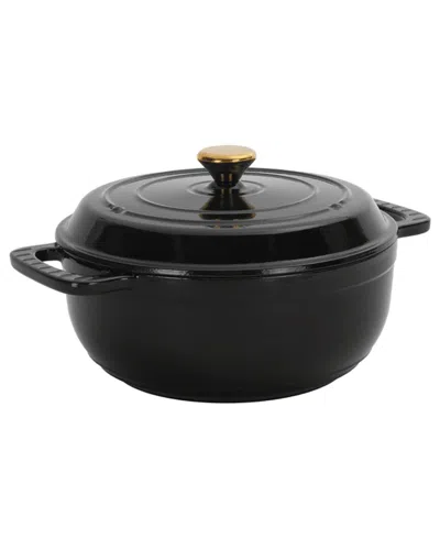 Inq Products 6qt Cast Iron Dutch Oven In Black