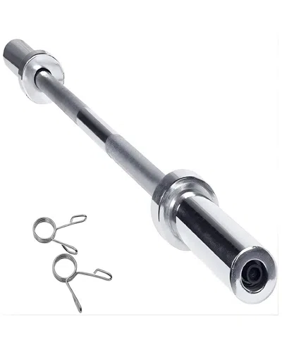 Inq Products Olympic Barbell Bar 4ft In Silver