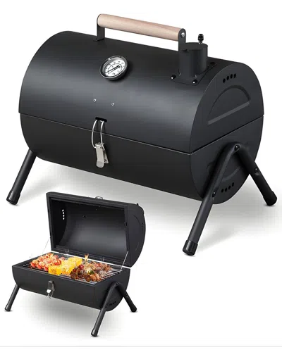 Inq Products Portable Charcoal Grill In Black