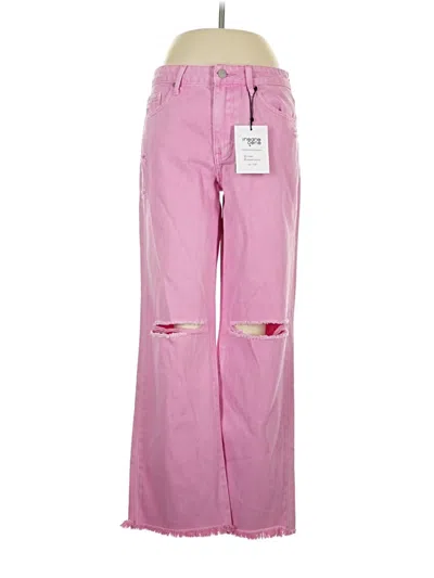 Pre-owned Insane Gene Jeans In Pink