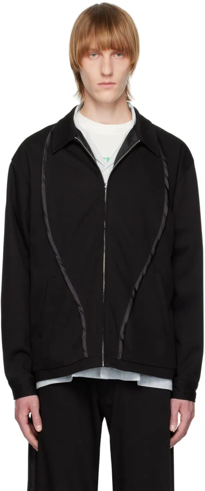 Insatiable High Ssense Exclusive Black Prelude Jacket In Phantom