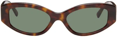 Insatiable High Ssense Exclusive Tortoiseshell Jude Sunglasses
