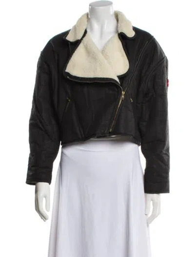 Pre-owned Inscription Rykiel Vintage 1980's Biker Jacket In Black