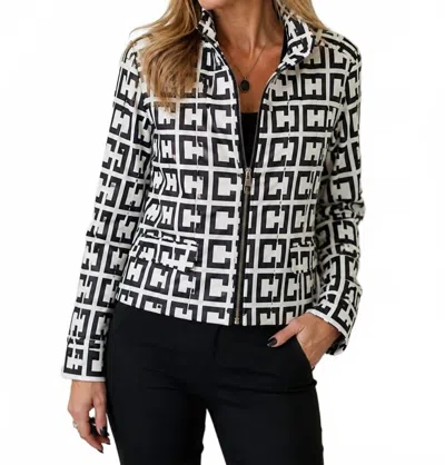 Insight Geo Jacket In Black White