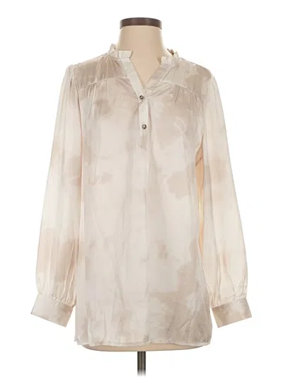 Pre-owned Insight Long Sleeve Blouse In Ivory