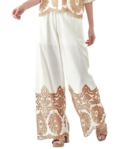 Insight New York Embroidered Eyelet Trouser