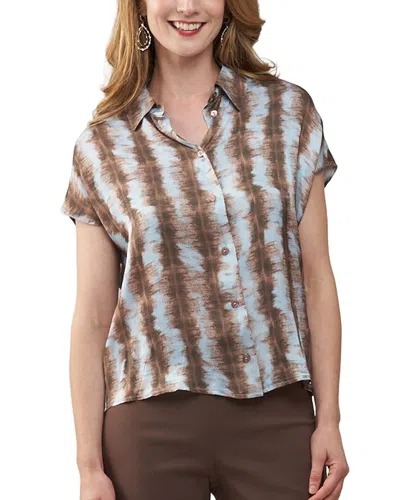 Insight New York Novelty Top In Blue