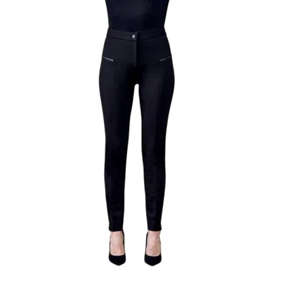 Insight Scuba Pants With Slanted Zipper In Black