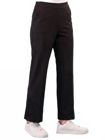 Insight Solid Scuba Pant In Black
