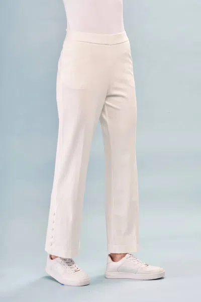 Insight Solid Scuba Pant In White
