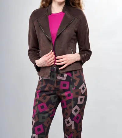 Insight Solid Vegan Jacket In Dark Espresso
