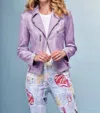 INSIGHT SOLID VEGAN JACKET IN MISTY