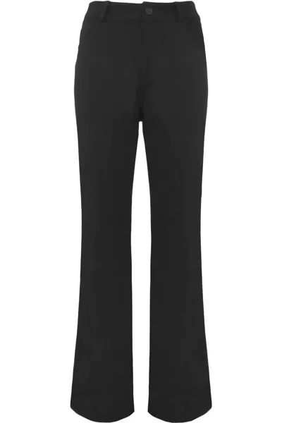 Insight Women's Flared Scuba Pants In Black