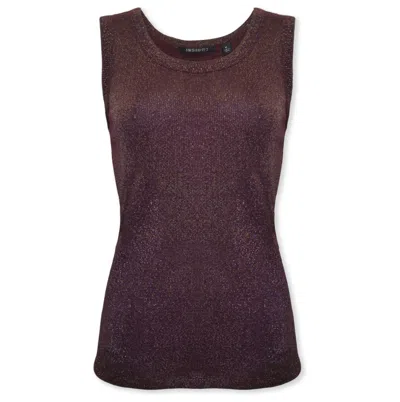 Insight Women's Solid Tank In Aged Wine In Brown
