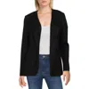 Insight Womens Raw Hem Open Front Jacket In Black