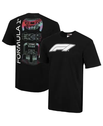 Insomniac Men's And Women's Black Formula 1 2024 Las Vegas Grand Prix Steering T-shirt