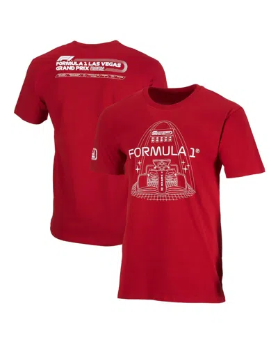 Insomniac Men's And Women's Red 2024 Las Vegas Grand Prix Race Ready T-shirt